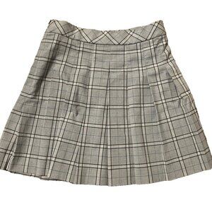 Uniqlo UT Girls Pleated Checked Skirt - Small 9/10
